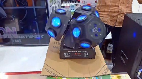 LED Mini Moving lights.