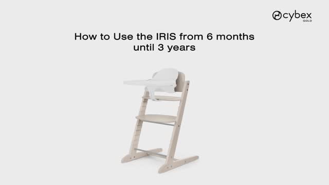 Как пользоваться стулом IRIS от 6 месяцев до 3 лет CYBEX