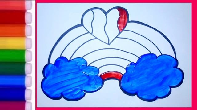 How to draw Lips and Lipstick 👄 Drawing, Painting and Coloring for Children@Artworld06 смотреть онлайн