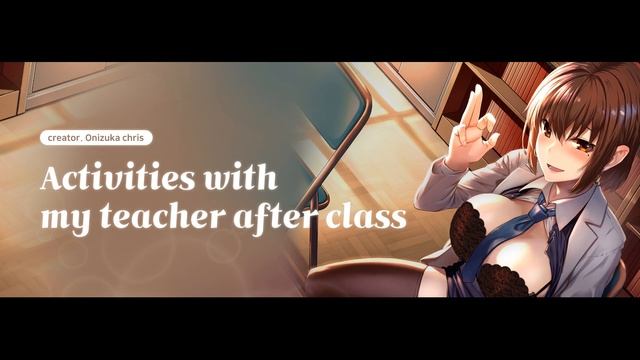 Secret Lesson With My Teacher After School | Onizuka Chris | ASMR, JP Voice, EngSub