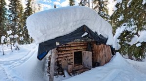 ЗАНОЧЕВАЛ В ЗАБРОШЕННОЙ ИЗБУШКЕ. ИЗБА ЗАПОЛЗУХА. ОБЖИВАЮСЬ