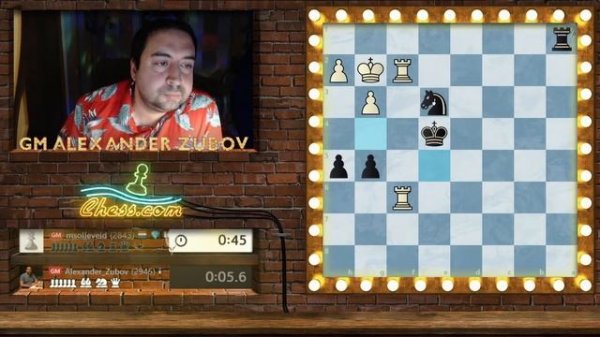 Шахматы СТРИМ | Гроссмейстер Александр Зубов (GM Alexander Zubov) ♟ Блиц 2600+ на chess.com