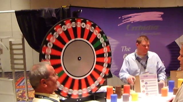 Las Vegas Roulette Theme Trade Show Game Prize Wheel