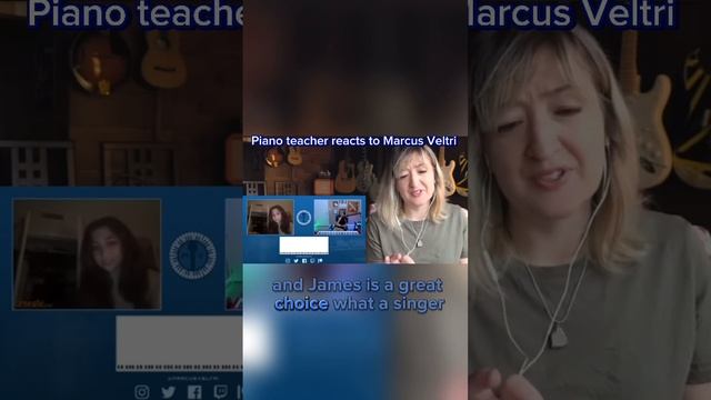 Pt.3 of a piano teacher reacting to marcus veltri #funny #thedoo смотреть онлайн