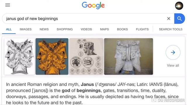 Roman idol god Janus in America смотреть онлайн