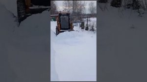 Погрузчик Пум 500.  Первый выезд зимой.