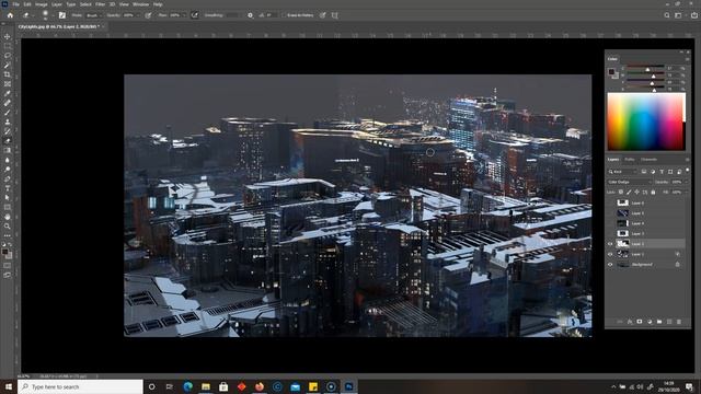 Concept Art - Sci-Fi City Design (JSplacement - Keyshot) смотреть онлайн