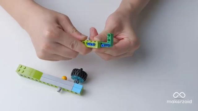 How to build a gyro with Makerzoid building block? смотреть онлайн