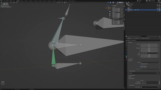 Blender 4.0 Tutorial Series: Rigging a Motorbike - Part 3/10: Creating the Suspensions смотреть онлайн