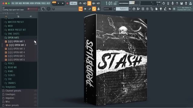 (150+) FREE TRAP DRUM KIT 2021 “STASH” + FLP + MIXER PRESETS смотреть онлайн