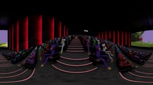 Huggy Wuggy 360° - CINEMA HALL 8 VR/360° ANIMATION | Kissy Missy - Poppy Playtime | VR Experience