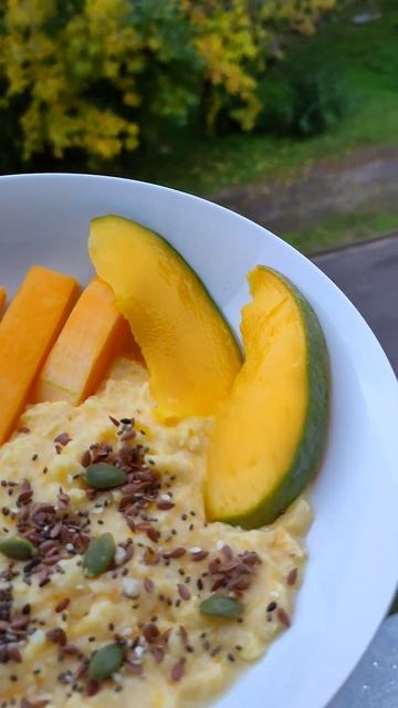 Пшенная каша с тыквой и 🤭🥭...МАНГО