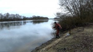 Рыбалка 16 марта на закидушки с ночёвкой на средней реке на рыболовной родине!!!