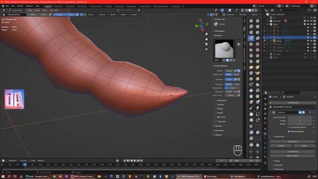 Blender Speed Modeling - Pokemon Nr. 93 Haunter смотреть онлайн