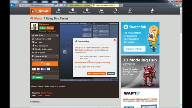 Giving Blender a facelift - Using themes in Blender смотреть онлайн