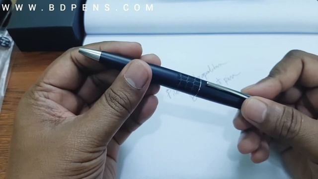 Pilot Metropolitan Ballpoint Pen Black Crocodile - Unboxing - Writing Review - BD Pens