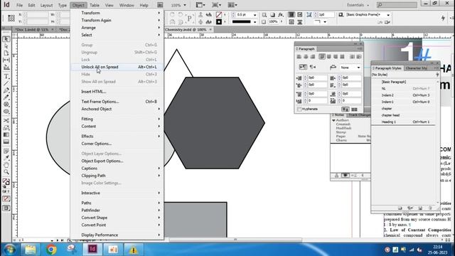 Adobe InDesign || (Object Menu - 1) смотреть онлайн