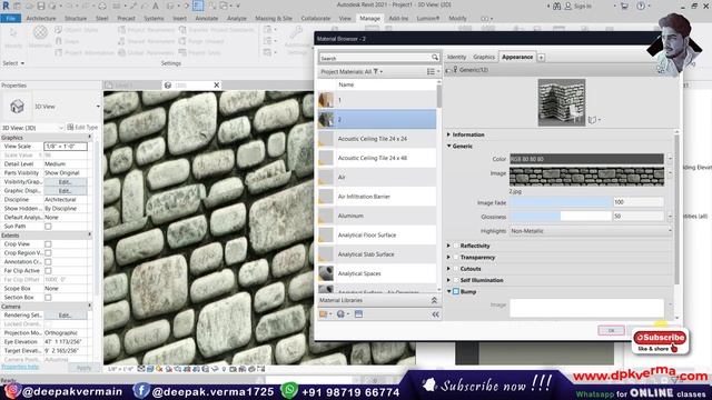 #84 | Revit Architecture | Creating Bump Maps for Revit Renderings [DeepakVerma] смотреть онлайн