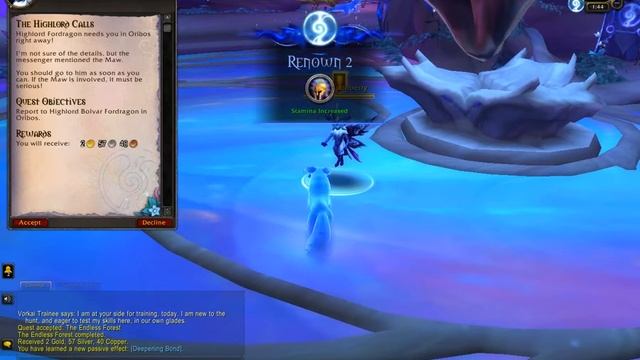 World of Warcraft. Quests - The Endless Forest смотреть онлайн