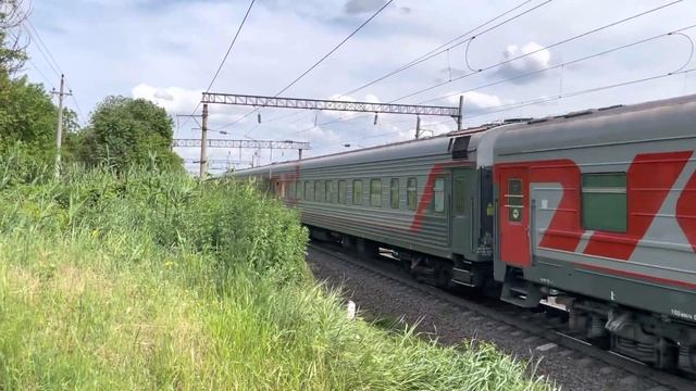 Электровоз ЭП1М-753 С поездом №270Ч Чита-Имеретинский курорт (Олимпийский парк) смотреть онлайн