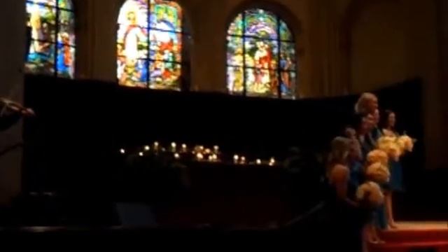 Johnny Lackey playing Wagner's Bridal Chorus at Taylor and Justin's Wedding. смотреть онлайн