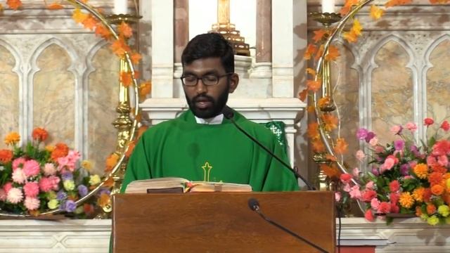 16th Sunday of Ordinary Time Tamil Mass by Rev. Fr. Sojan John CM смотреть онлайн