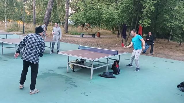 разогрев Сан Саныч vs Володя Черкизовский парк настольный теннис 10 сентября 2022 год смотреть онлайн