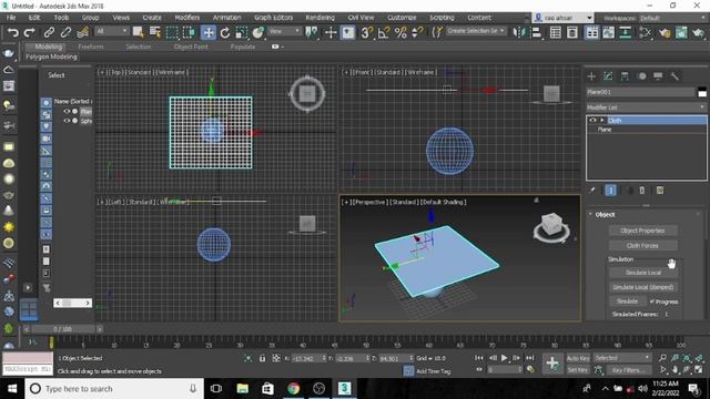 3D Max Cloth Modifier | How to Apply Cloth Simulation in 3D Max | Learn 3D Max | 3D Max Tutorials смотреть онлайн