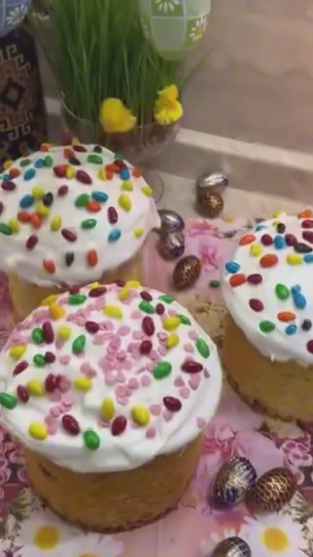 Вкусный, домашний кулич. смотреть онлайн