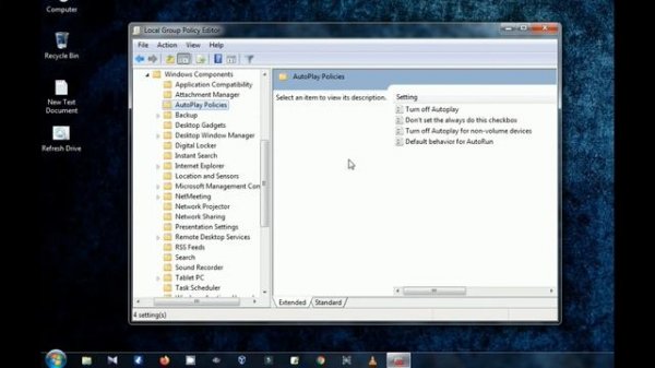 How to enable/ disable / turn off auto-play/auto-run from group policy