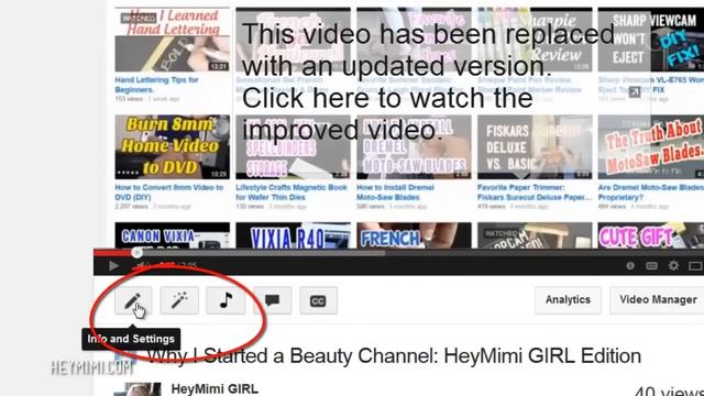 How to Replace a Video on YouTube  Redirect
