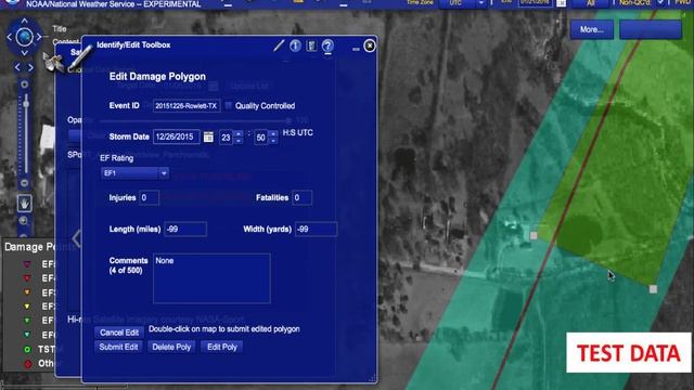 Tornado Track DAT Swath analysis смотреть онлайн