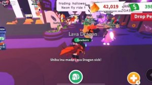 Трейды на нового ЛАВА ДРАКОНА Адопт Ми/Trading new LAVA DRAGON Adopt Me
