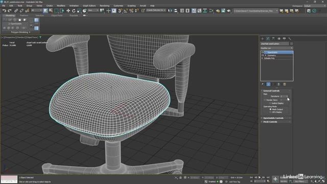 54 - Что такое subdivision surfaces в 3ds Max 2025 смотреть онлайн