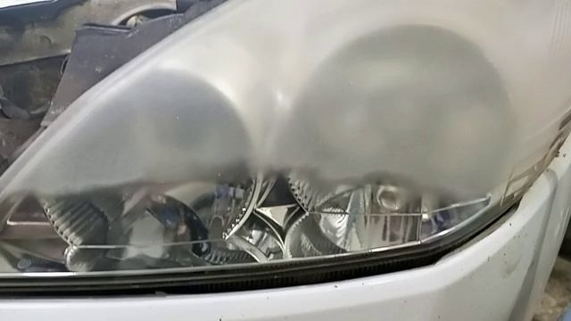 Химическая полировка фар nissan wingroad. смотреть онлайн