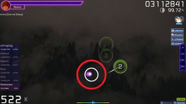 Osu! Corpo-Mente - Dorma [Eternal Sleep][Hidden] смотреть онлайн