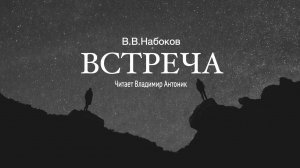 «Встреча». Владимир Набоков. Аудиокнига. Читает Владимир Антоник
