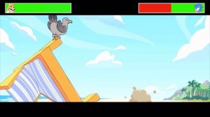 Mario Vs. Sonic (DEATH BATTLE) (Cinematic Version) - With Healthbars