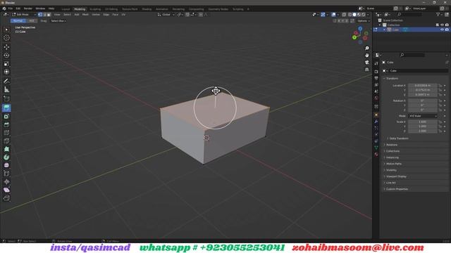 Learning Blender 2nd Day | How to use Extrude - Insert Face - Bevel Commands смотреть онлайн