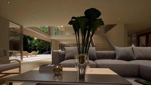 Potomac House | Twinmotion 2022 (Path Trace) | Revit смотреть онлайн