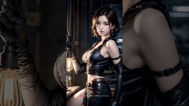 4K AI Lookbook - Workshop Girl In Steampunk World #AIBeauty #AIArt #AIGirl #AIPics