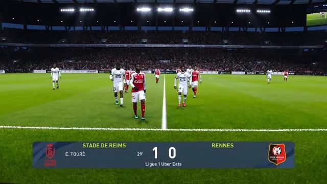 REIMS X RENNES - LIGUE 1 - 31ª RODADA 09/04/22 [PES 2021] смотреть онлайн