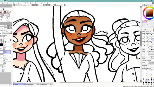 The Schuyler Sisters | Hamilton Speedpaint | Pain Tool Sai