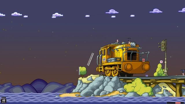 Worms Armageddon | Mission 5 - Do the Locomotion. | PC 4K смотреть онлайн