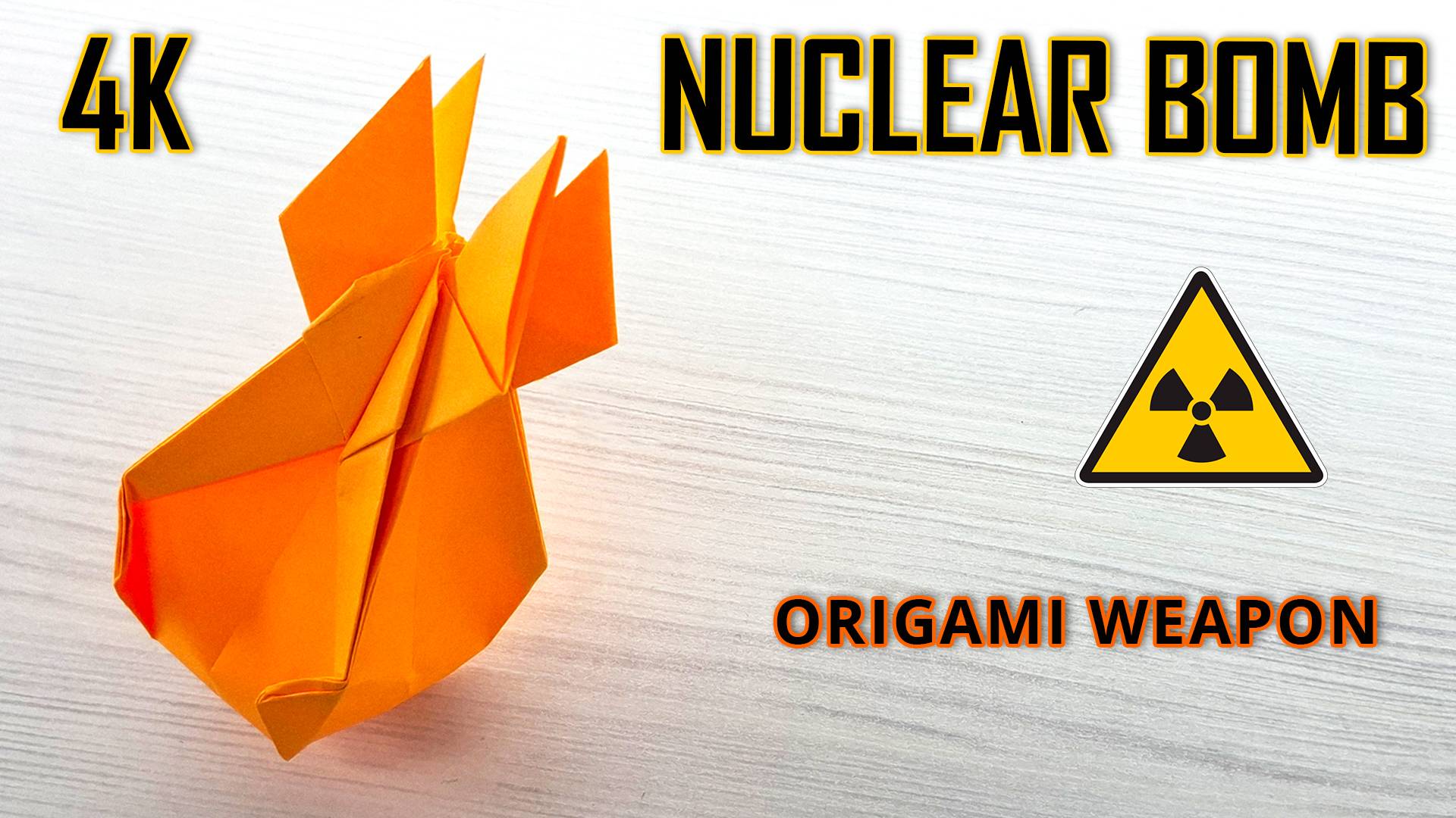 Как сделать ядерную бомбу оригами смотреть онлайн