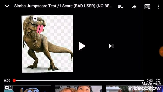 Godzilla Scares Tyrone With Timon/Pumbaa's Jumpscare Video смотреть онлайн