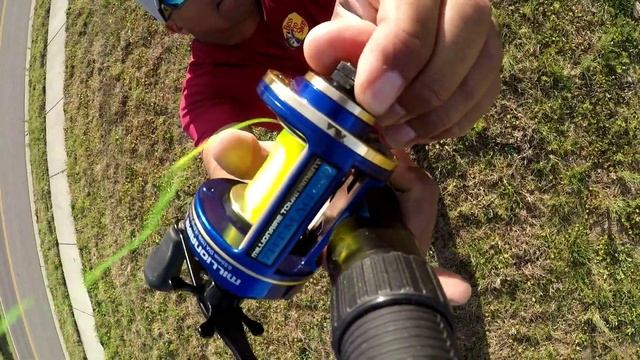 Daiwa Millionaire 7HT Mag 432ft cast distance casting. смотреть онлайн