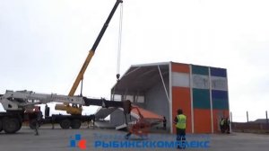 Быстросборный ангар для транспортной техники