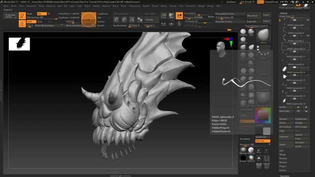 【Zbrush】作業配信　#1 смотреть онлайн