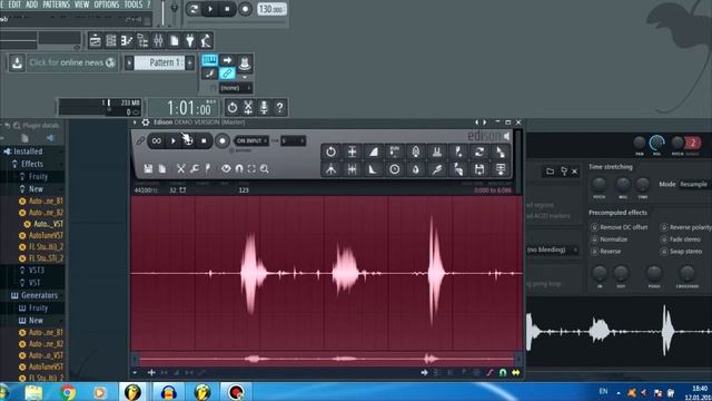 Удаление шума с помощью FL Studio и Audacity смотреть онлайн